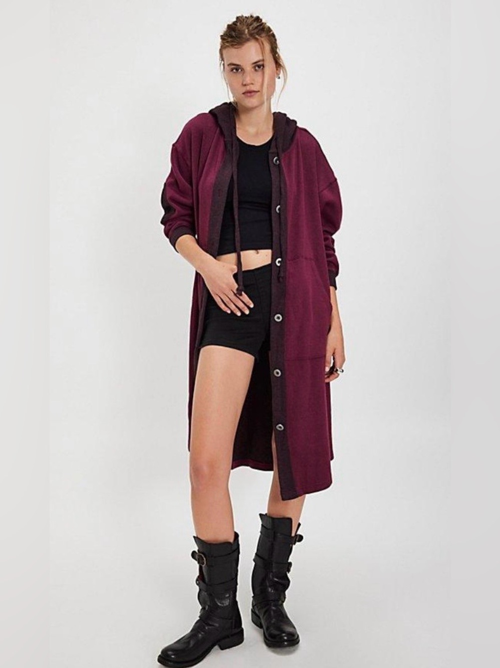 Free People Tomorrows Sweatshirt Cardigan Size Medium NWT